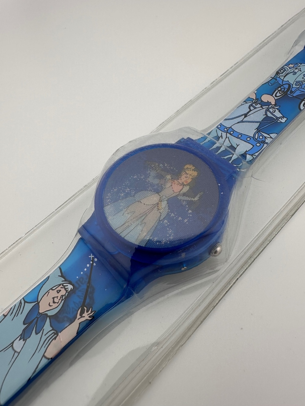 Vintage 1990s Disney Cinderella Holographic Watch Unopened NOS